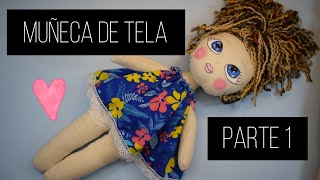 Cómo hacer una muñeca de tela fácil [upl. by Henig]