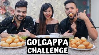 GOLGAPPA CHALLENGE  WHO CAN EAT MORE 🤤 [upl. by Rundgren]