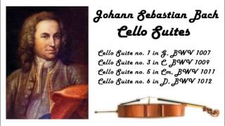 Johann Sebastian Bach  Cello suites in 432 Hz great for reading or studying [upl. by Sihunn]