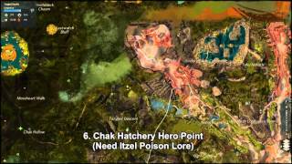 GW2 Tangled Depths Hero Points Guide [upl. by Ricarda]