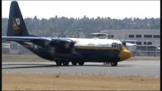 Stunning Fat Albert Marines C130 highperformance takeoff [upl. by Mayram]