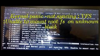 Kernel panic not syncing Unable to mount root mint 19  ubuntu [upl. by Naro]