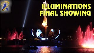 Final Showing of IllumiNations Reflections of Earth at Epcot [upl. by Issie]