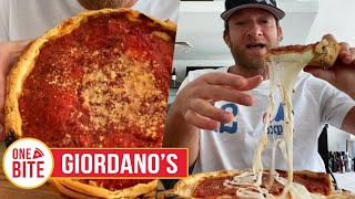 Barstool Pizza Review  Giordanos Frozen Pizza [upl. by Harleigh]