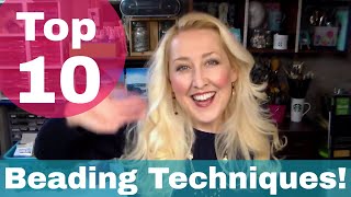 Top 10 Techniques for Beaded Jewelry [upl. by Trakas359]