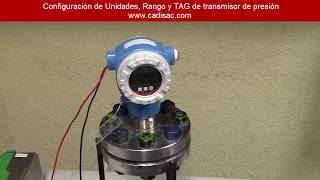 configuracion transmisor cerabar con hart 475 [upl. by Adigun]