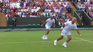 Mansour Bahrami being Mansour Bahrami at Wimbledon 2018 [upl. by Em]