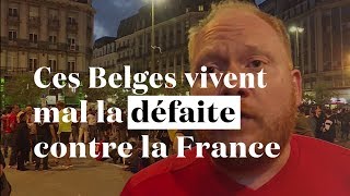 quotOn va en bouffer pendant 25 ansquot  ces Belges vivent mal la défaite contre la France [upl. by Bassett]