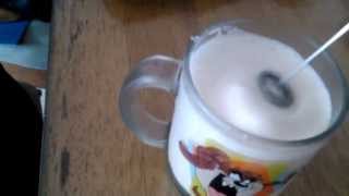 Aerolatte Review Frothing Cold Milk In Under 1 Minute [upl. by Sudderth]