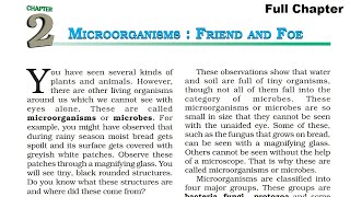 Microorganisms Friend and Foe  Class 8 Science Chapter 2  Full Chapter [upl. by Palladin923]