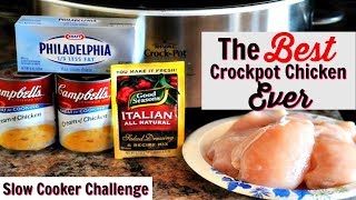 BEST CROCKPOT CHICKEN EVER  SLOW COOKER CHALLENGE  HOSTED BY MS VEE amp KENYAS DECOR CORNER [upl. by Nafri436]