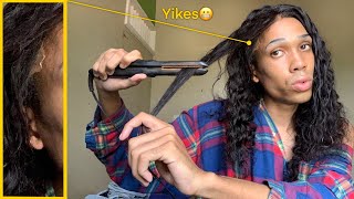 Applying My FIRST Lace Front Wig [upl. by Bristow]